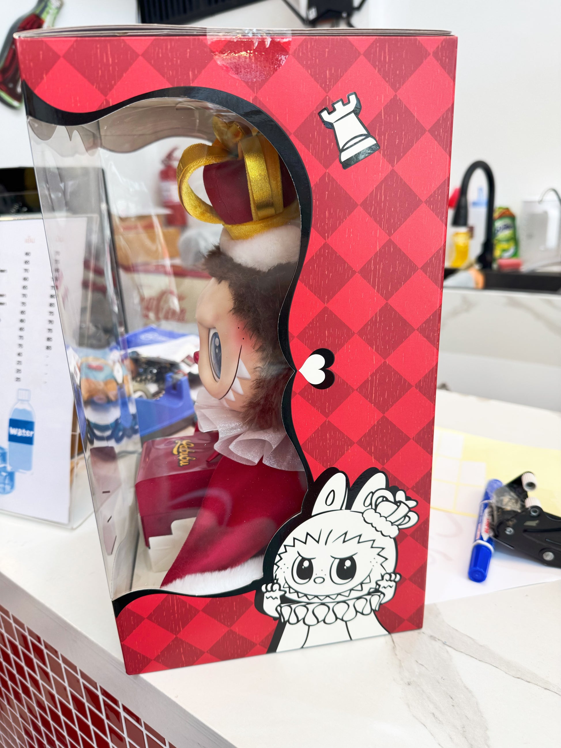 Authentic The monster Labubu Let's Checkmate Series-Fridge Magnet Blind Box