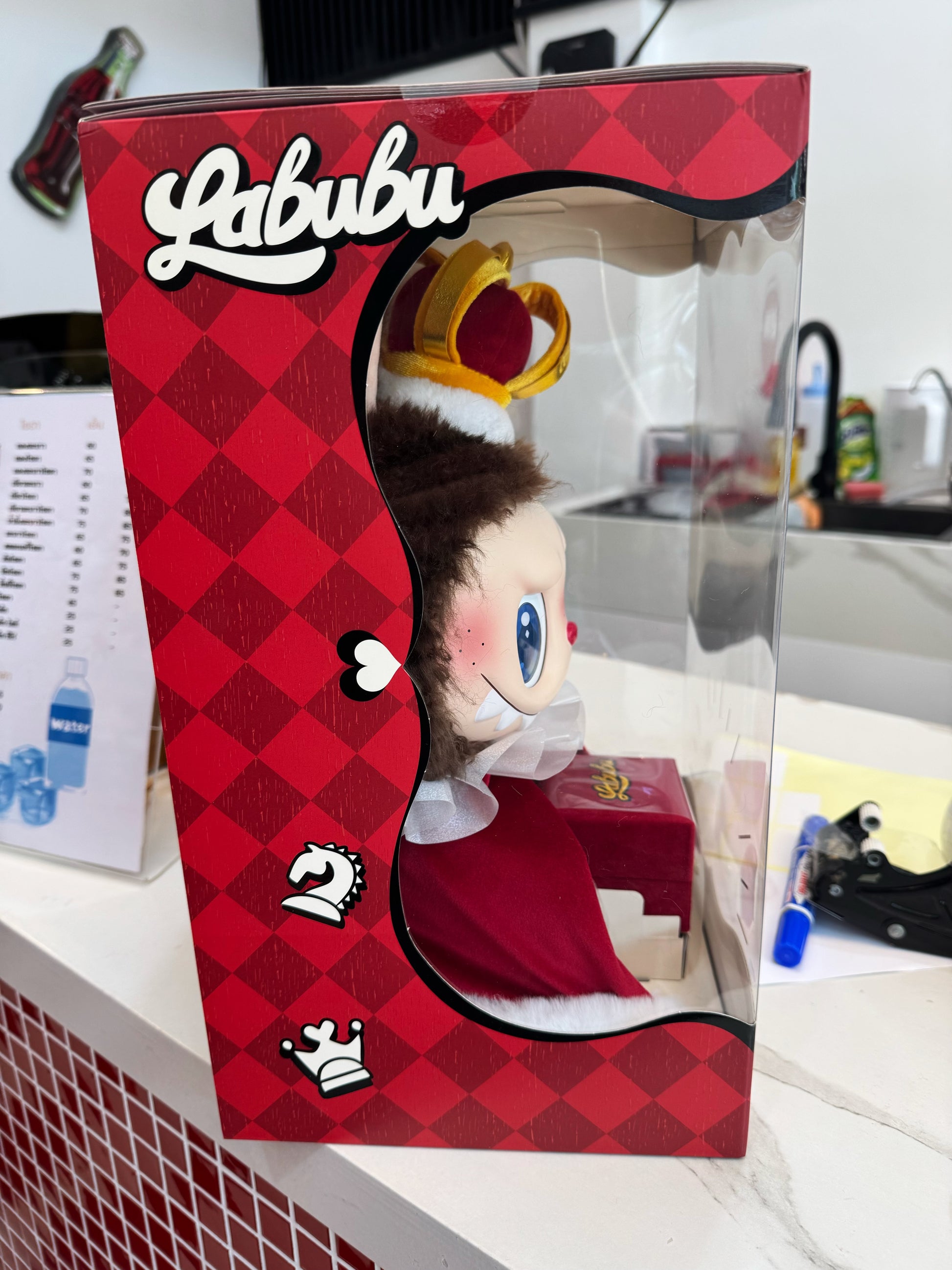 Authentic The monster Labubu Let's Checkmate Series-Fridge Magnet Blind Box