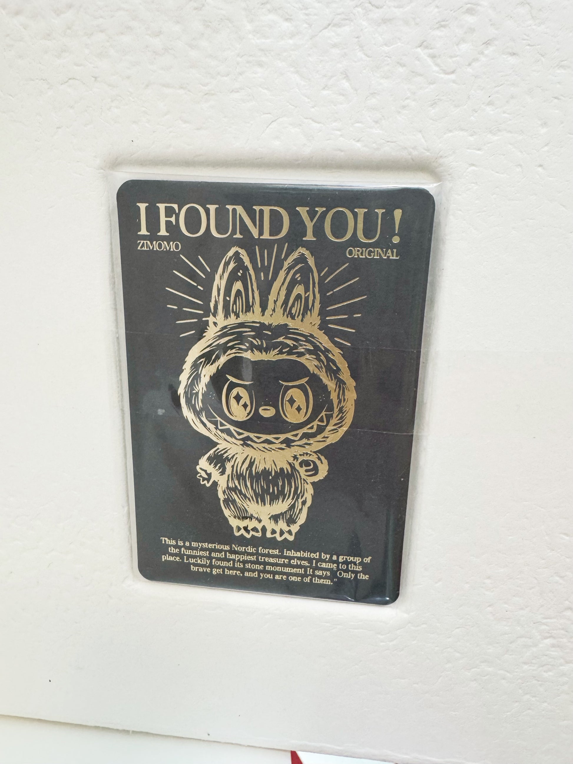 Authentic POP MART The Monster Zimomo -I found you Vinyl Face Doll