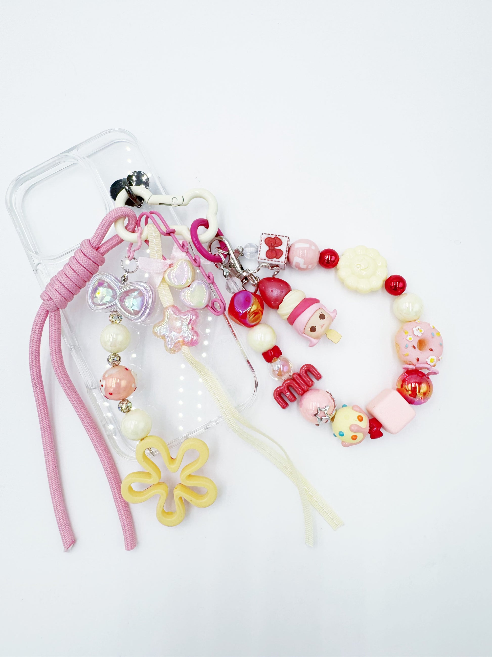 Handmade Authentic POP MART Molly mini figure phone charms
