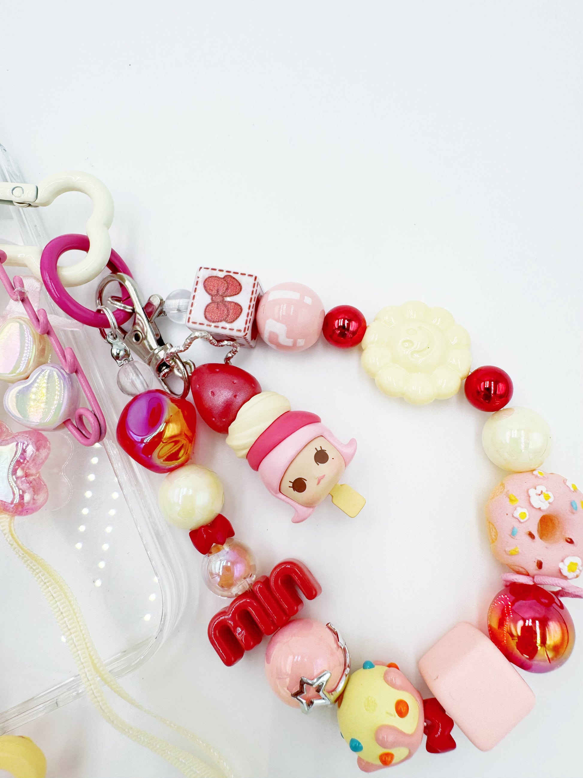 Handmade Authentic POP MART Molly mini figure phone charms