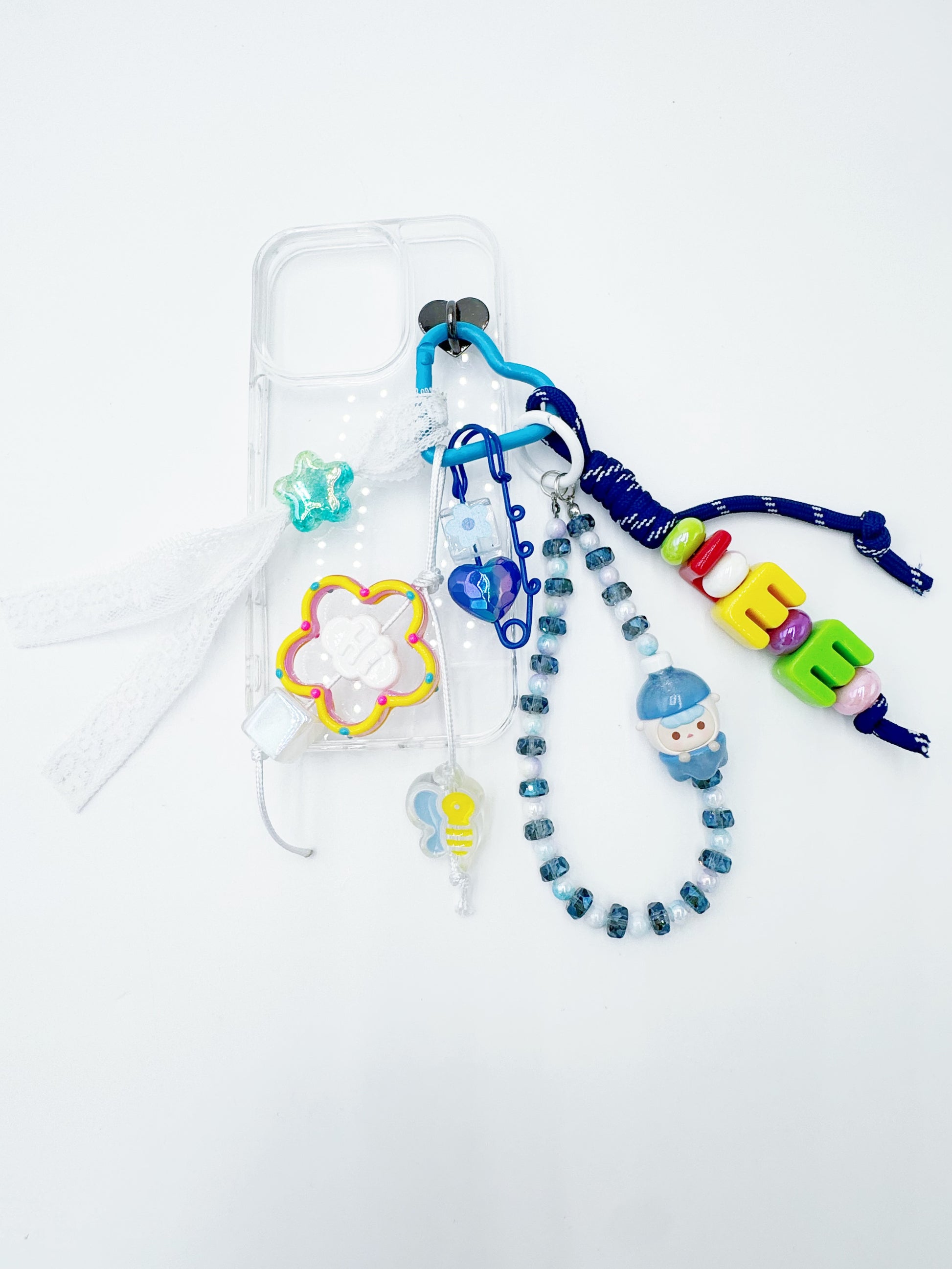 Handmade Authentic POP MART mini figure phone charms