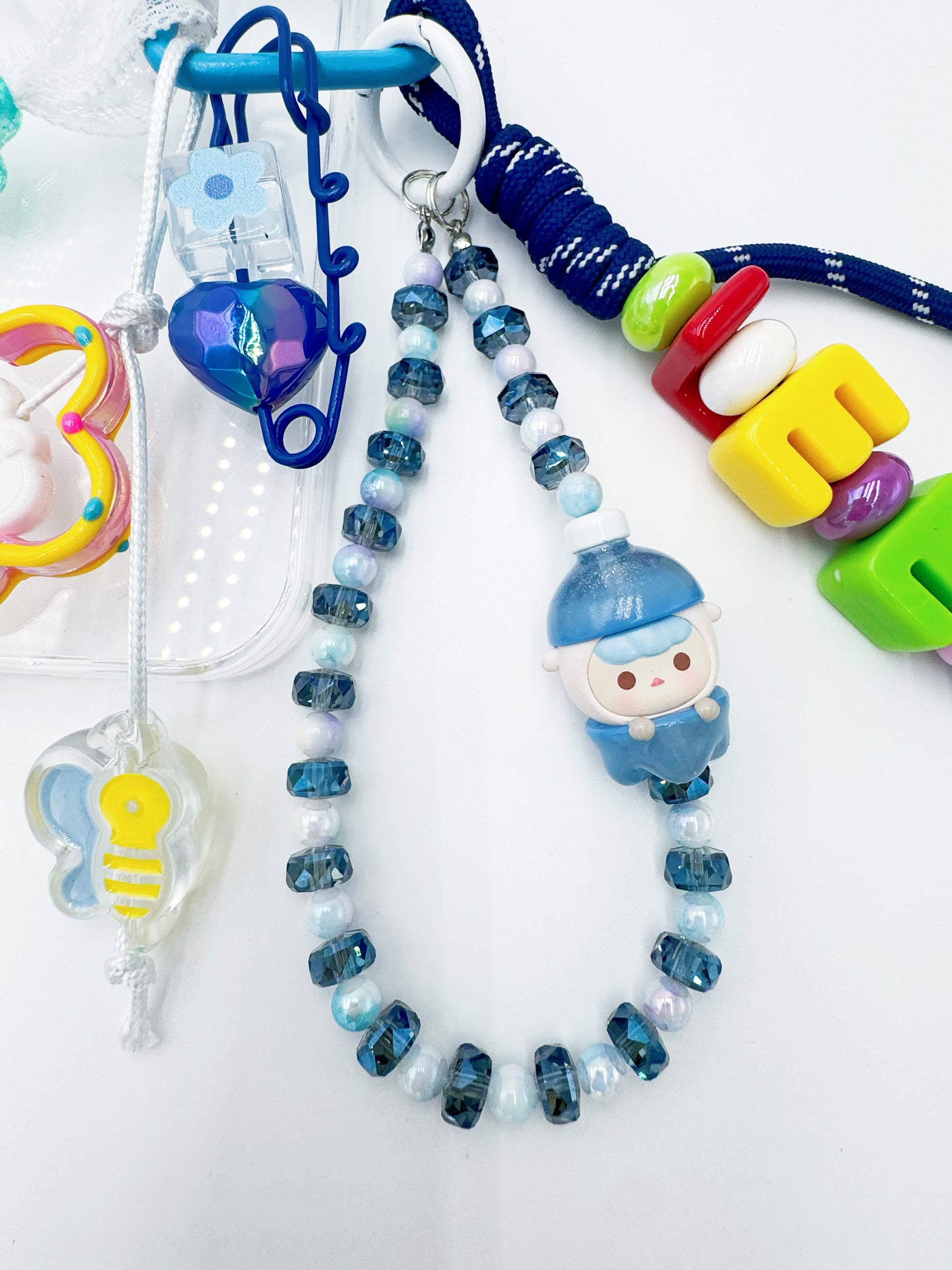 Handmade Authentic POP MART mini figure phone charms