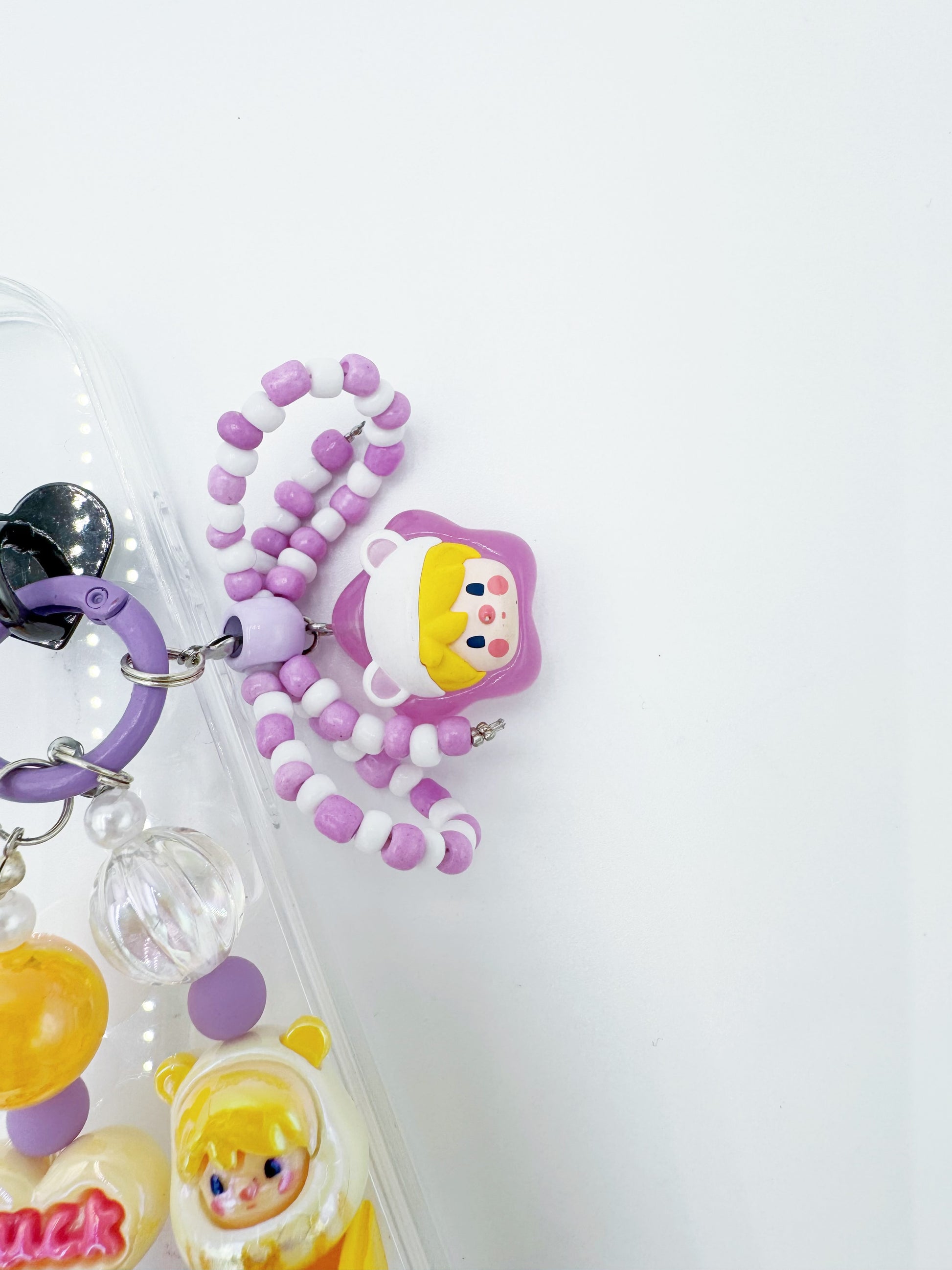 Handmade Authentic POP MART Sweet Bean mini figure phone charms