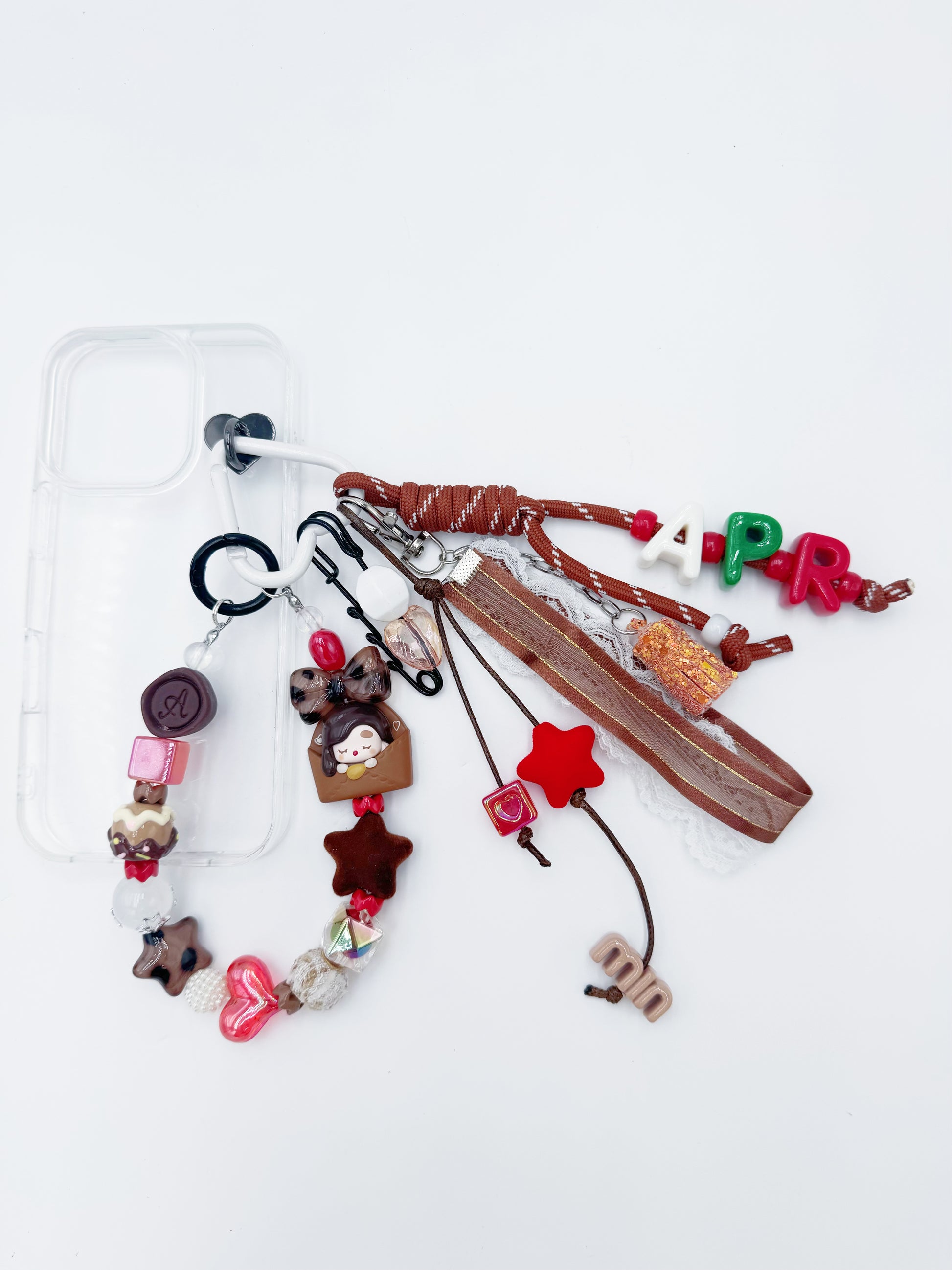 Handmade Authentic POP MART mini figure phone charms