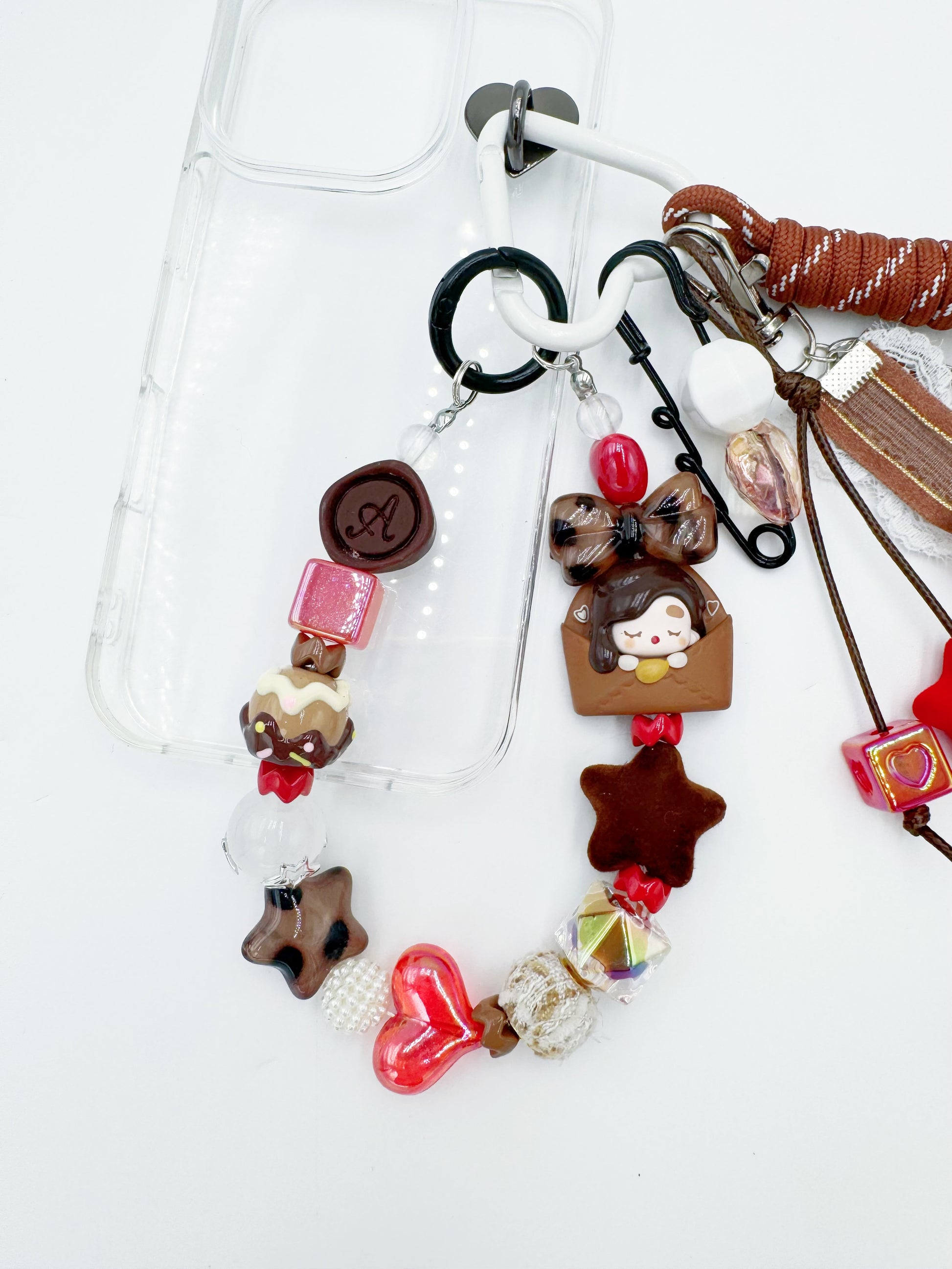 Handmade Authentic POP MART mini figure phone charms