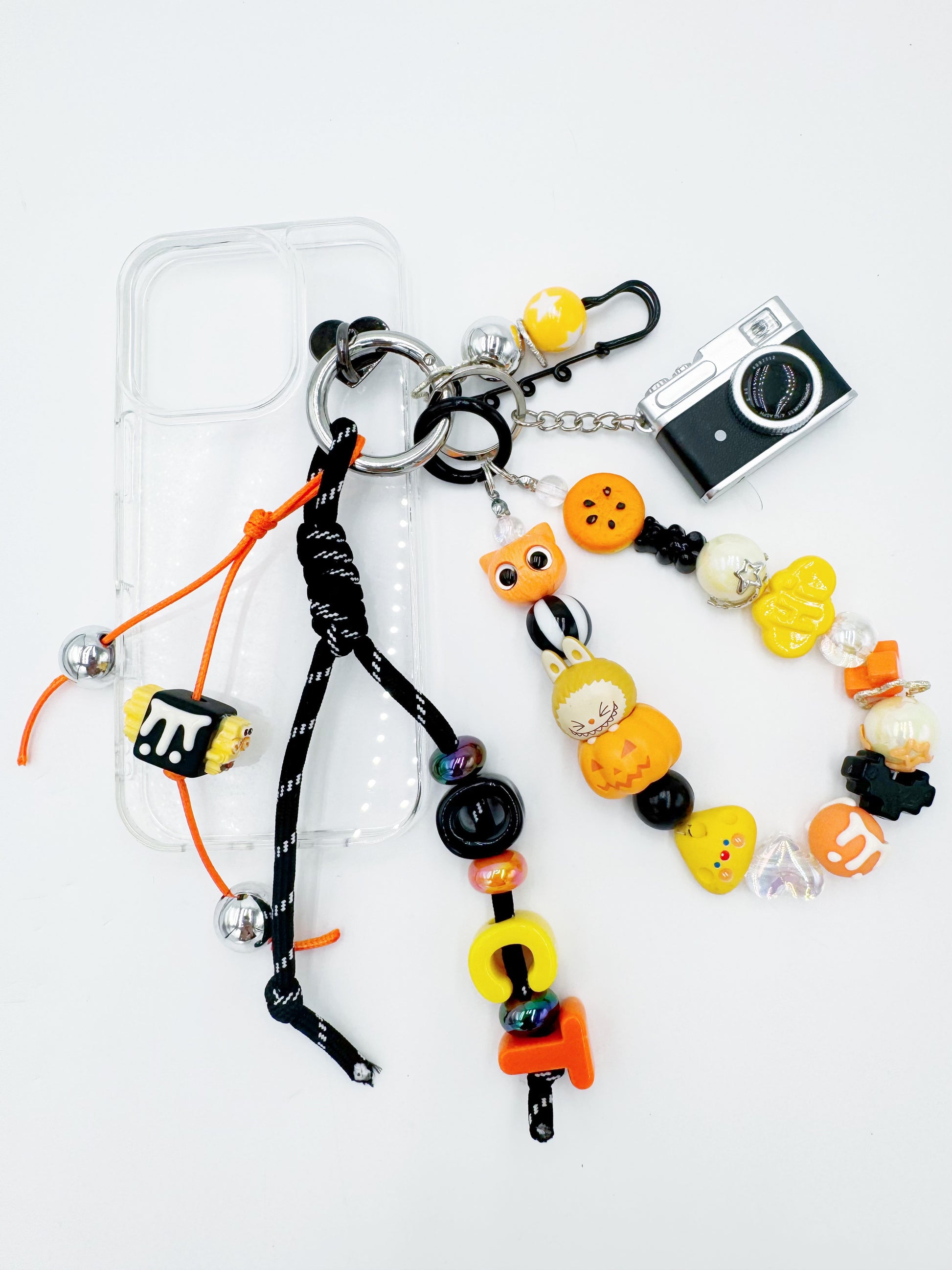 Handmade Authentic POP MART Labubu mini figure phone charms