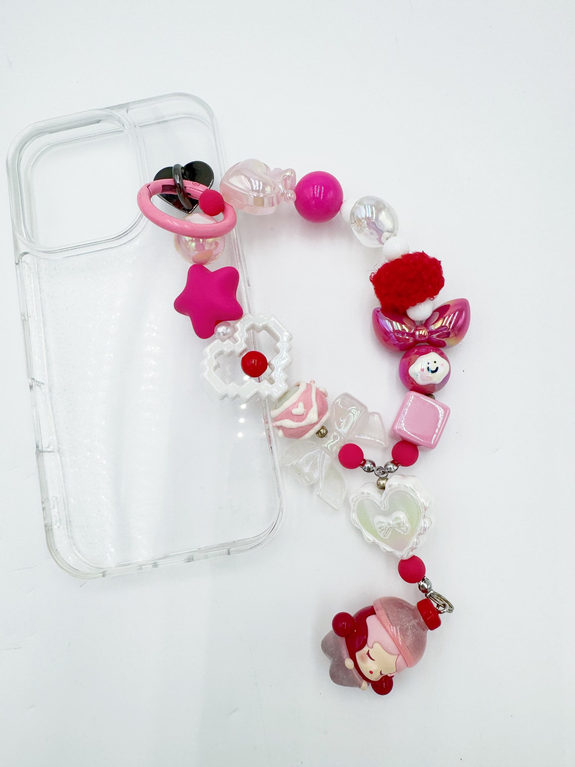 Handmade Authentic POP MART Skullpanda mini figure phone charms