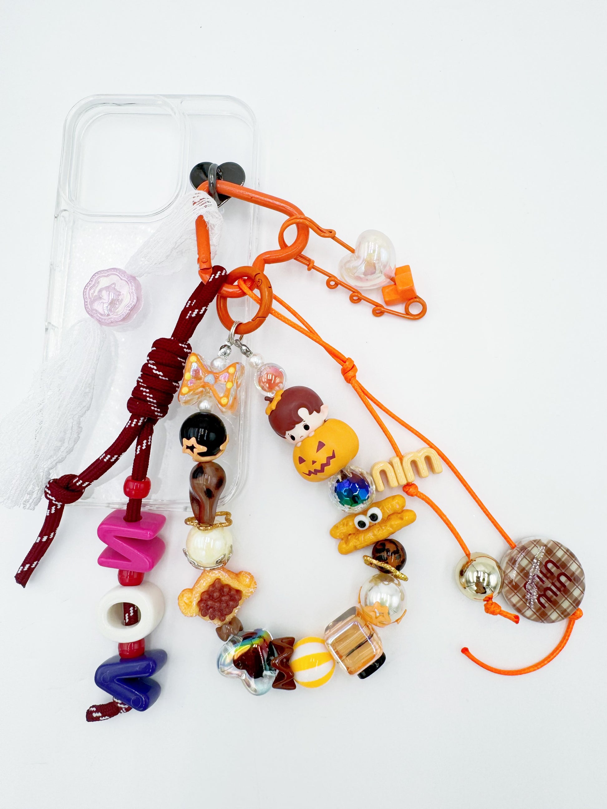 Handmade Authentic POP MART Hachipupu mini figure phone charms