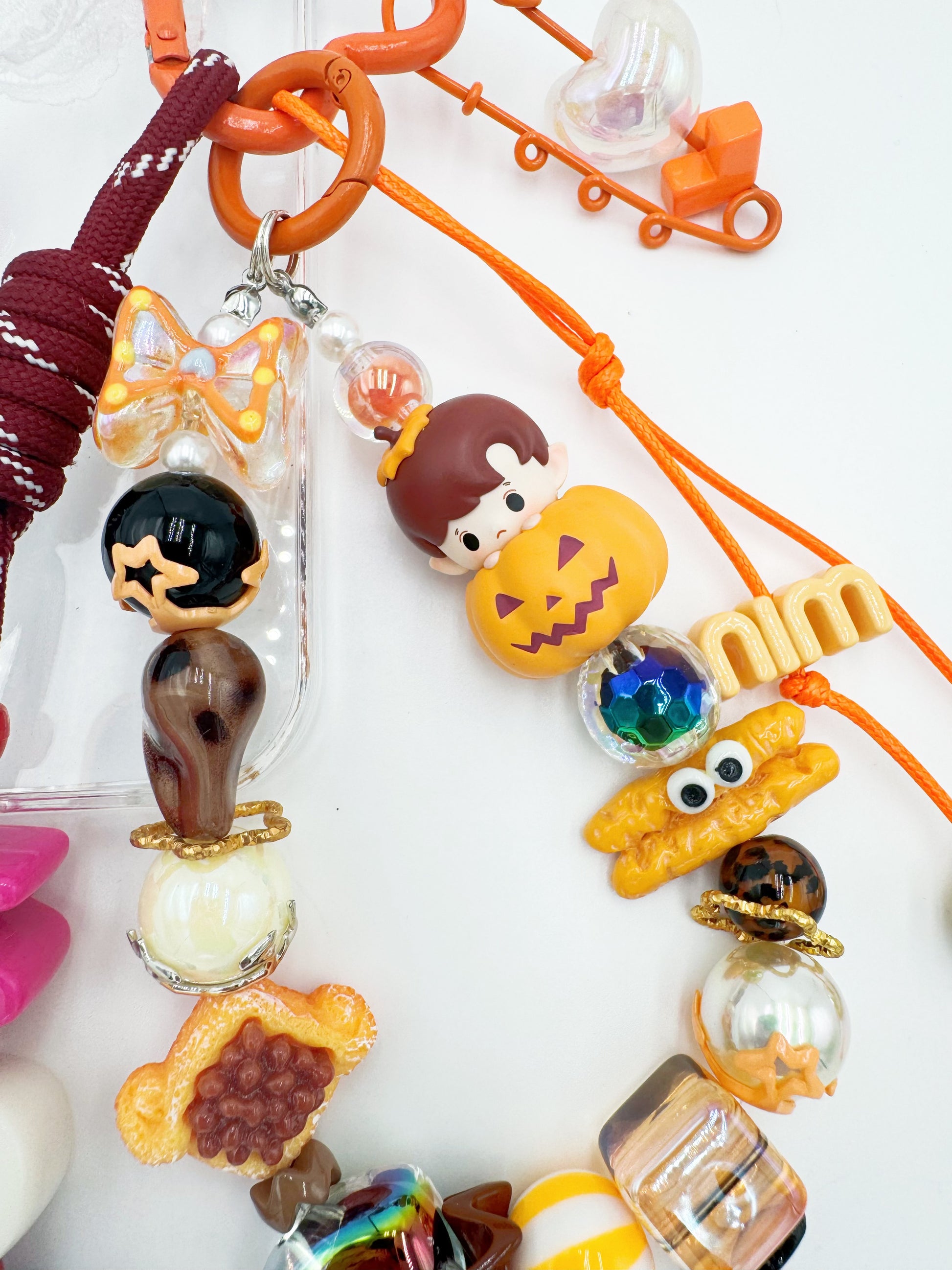 Handmade Authentic POP MART Hachipupu mini figure phone charms