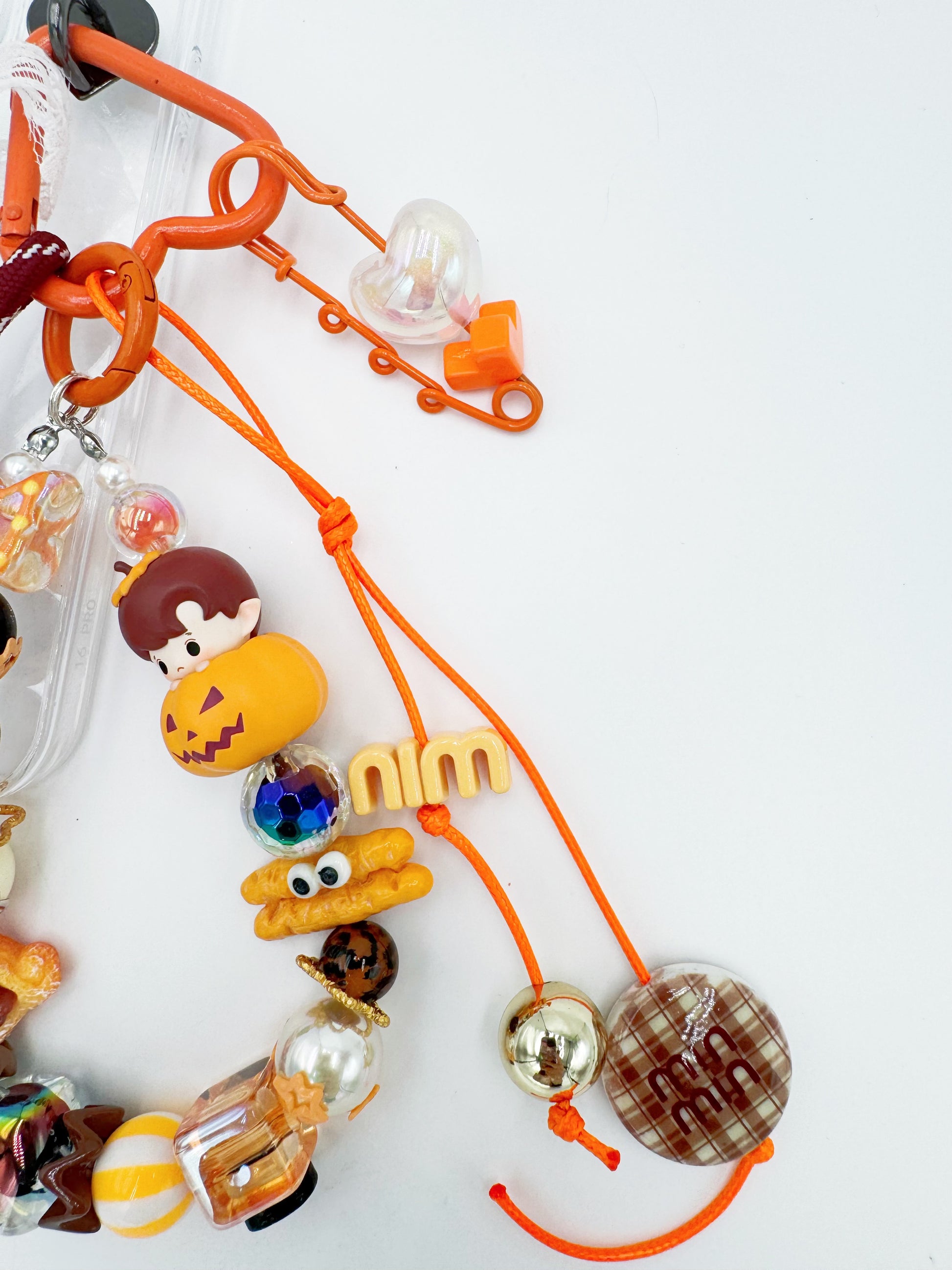 Handmade Authentic POP MART Hachipupu mini figure phone charms