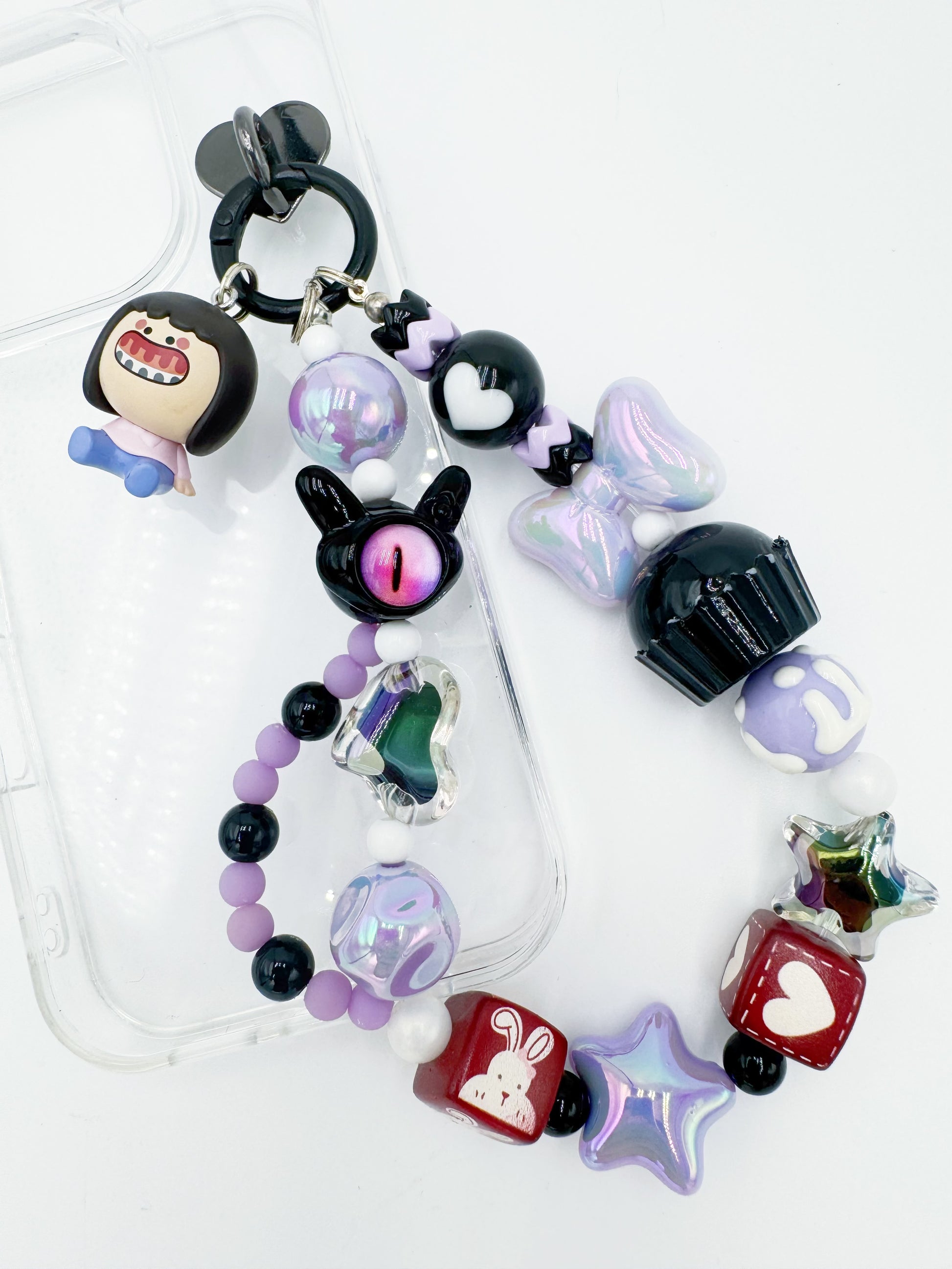 Handmade Authentic POP MART mini figure phone charms