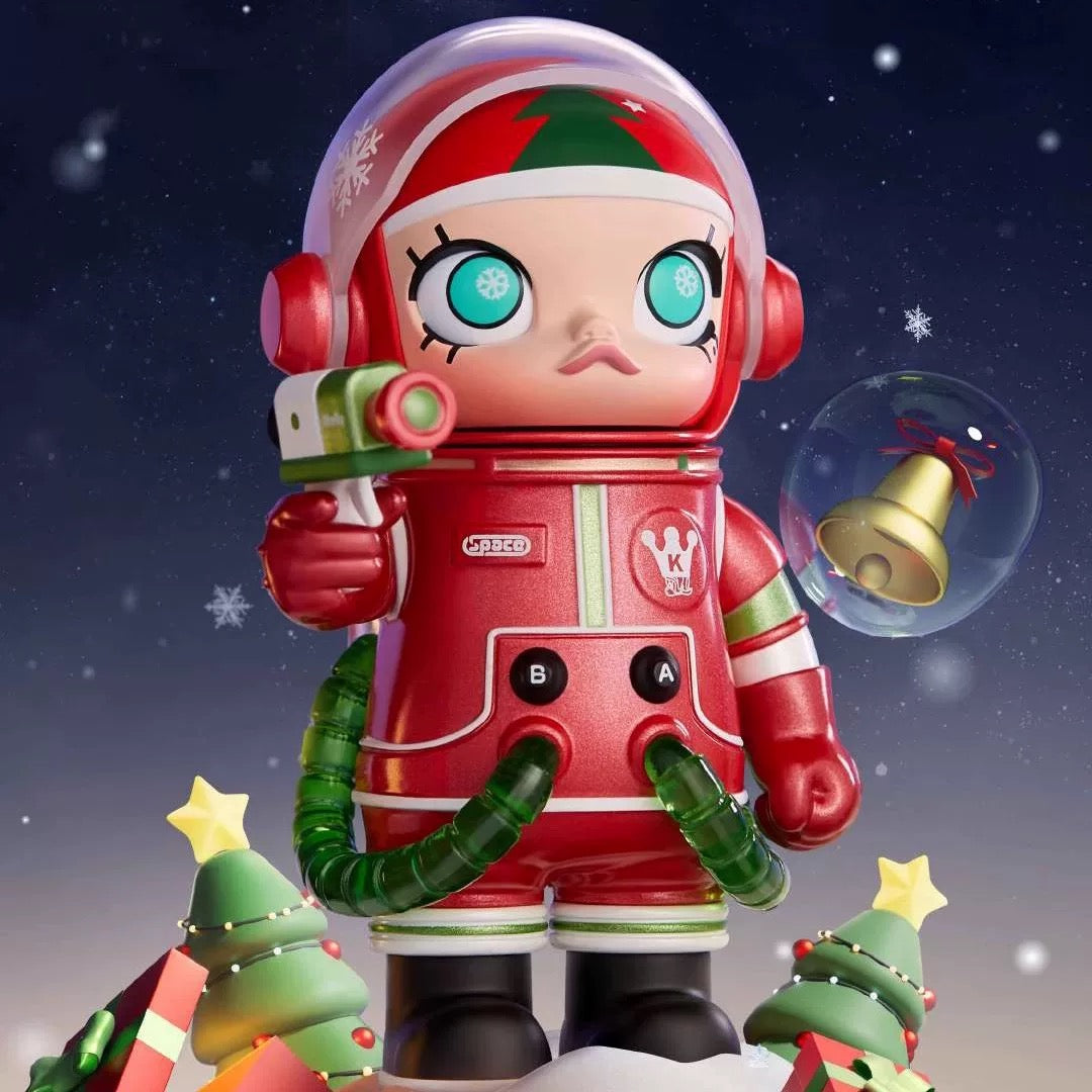 Authentic MEGA SPACE Molly 400% Christmas limited edition toy