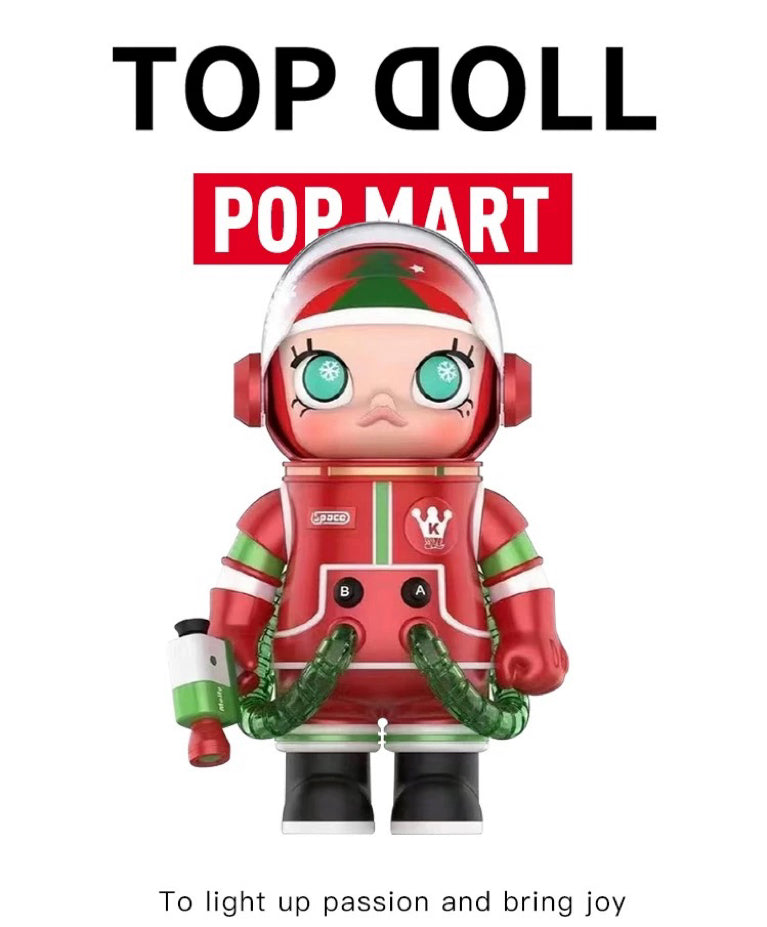 Authentic MEGA SPACE Molly 400% Christmas limited edition toy