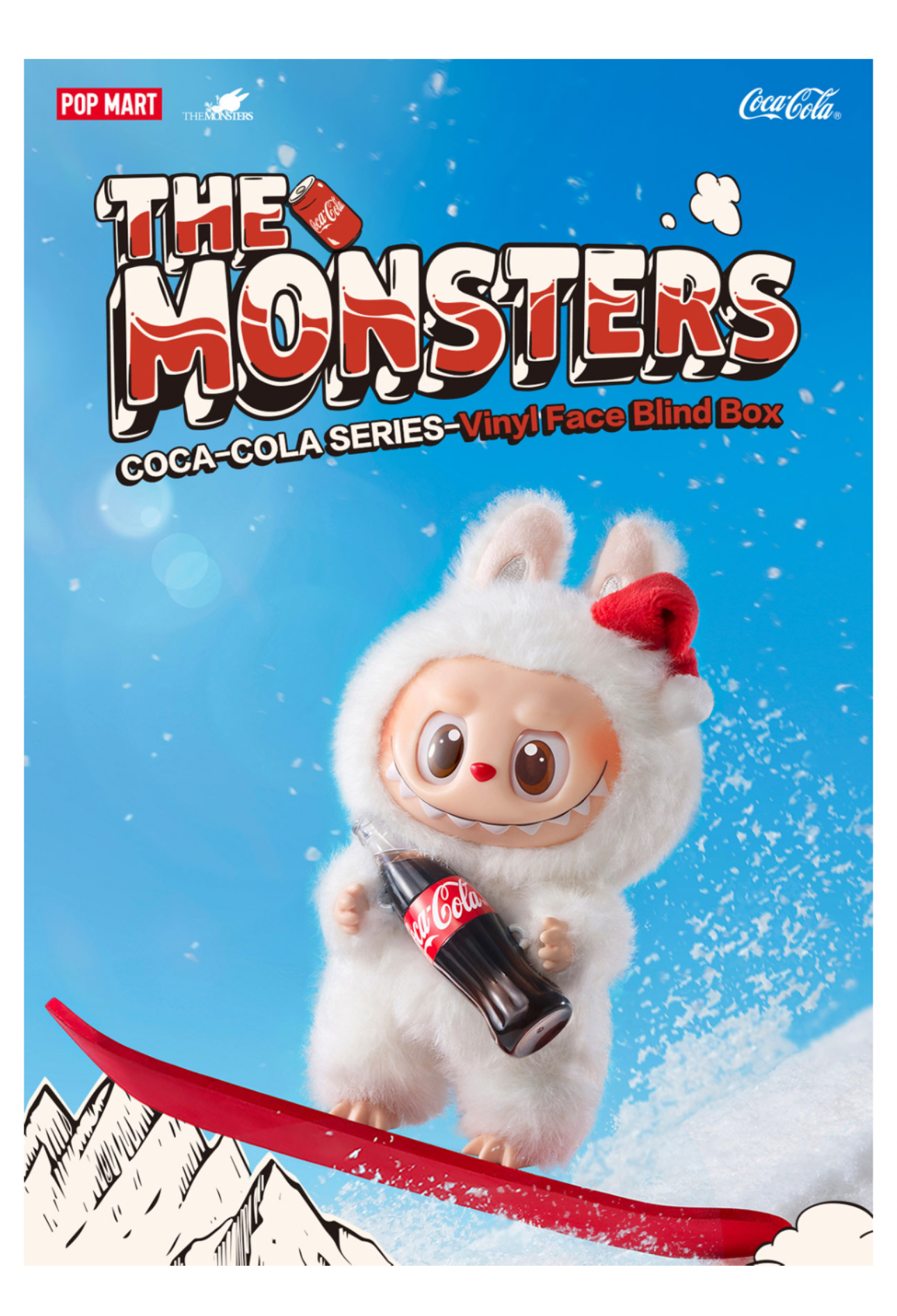 Authentic Labubu Monster COCA-COLA Series Vinyl Face Blind BOX