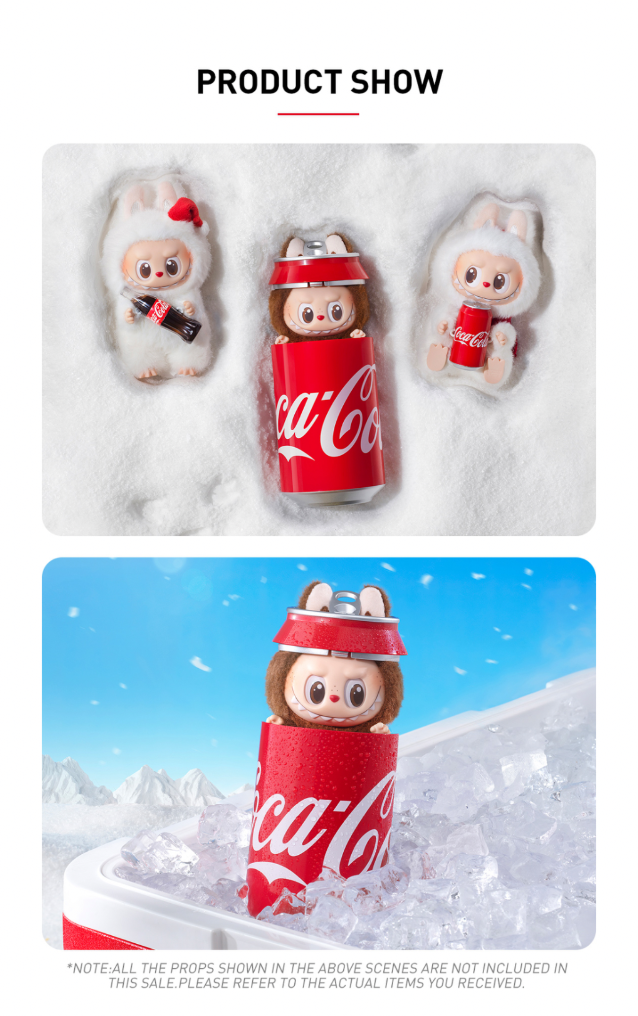 Authentic Labubu Monster COCA-COLA Series Vinyl Face Blind BOX