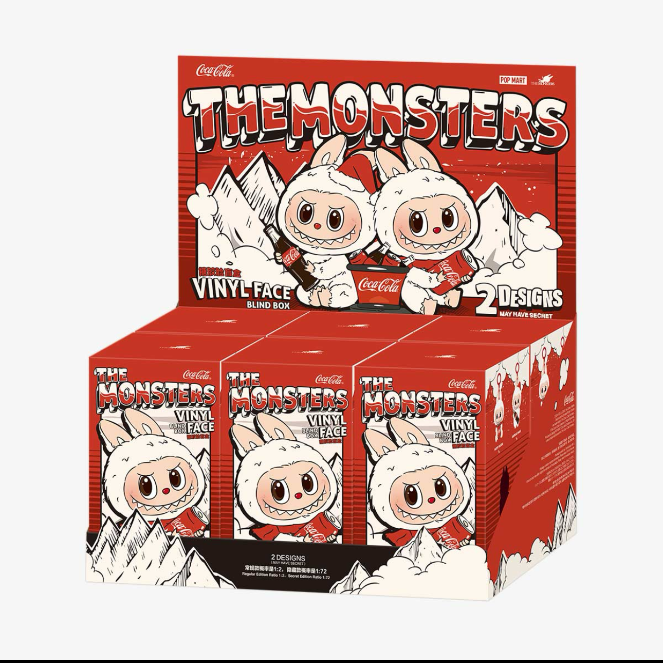 Authentic Labubu Monster COCA-COLA Series Vinyl Face Blind BOX