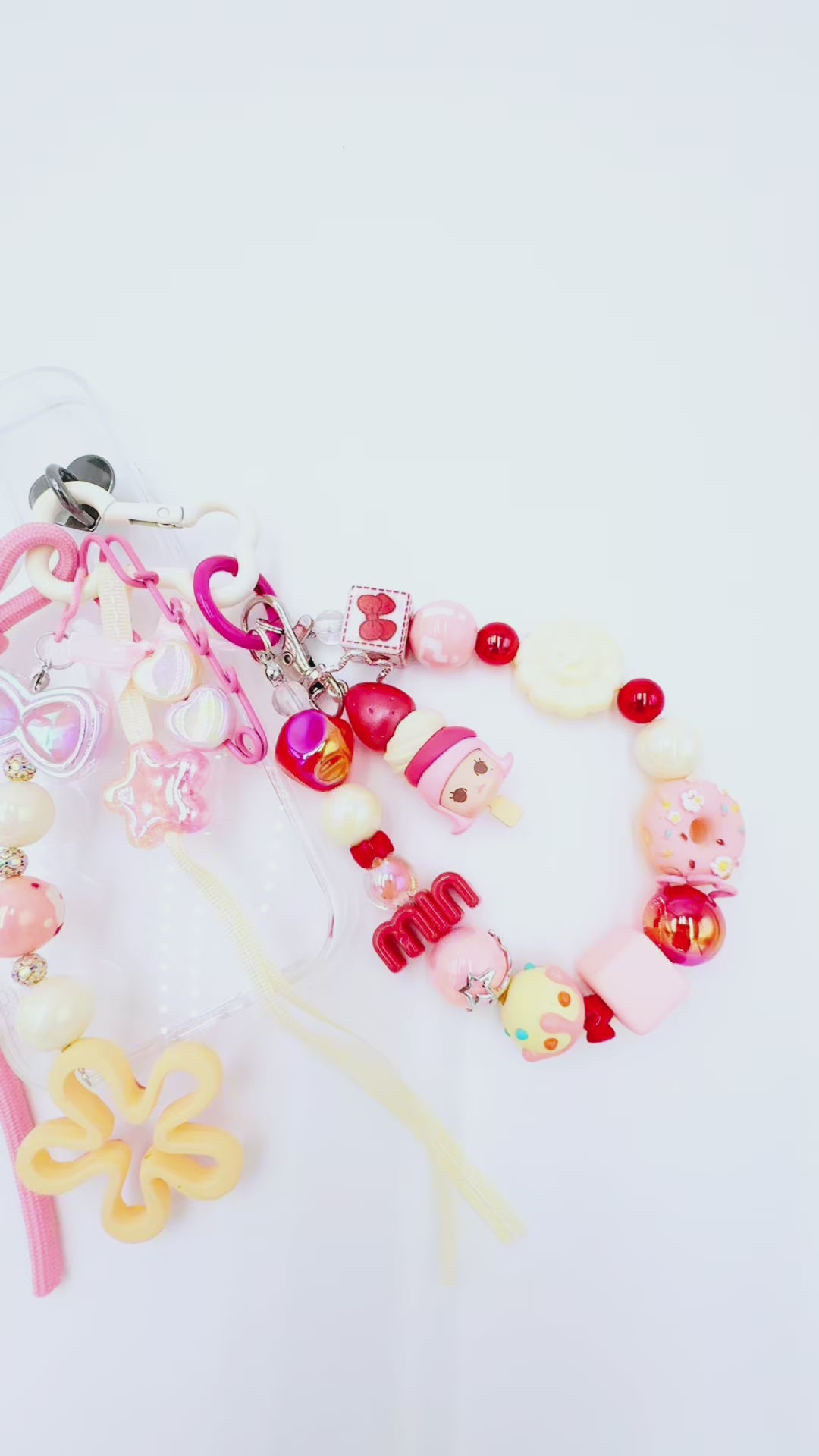Handmade Authentic POP MART Molly mini figure phone charms