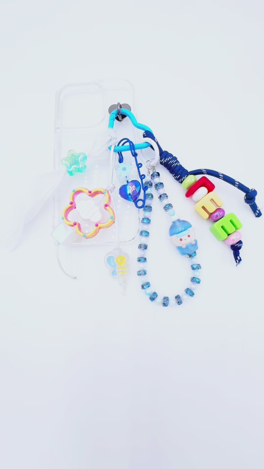 Handmade Authentic POP MART mini figure phone charms