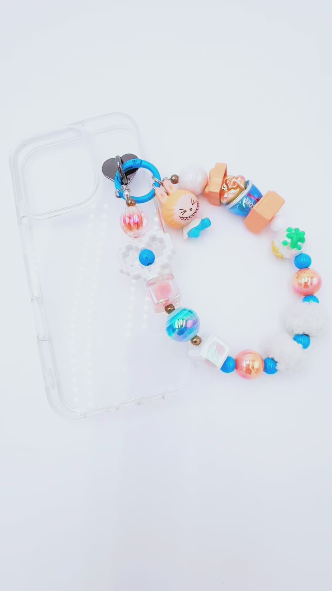 Handmade Authentic POP MART Labubu mini figure phone charms