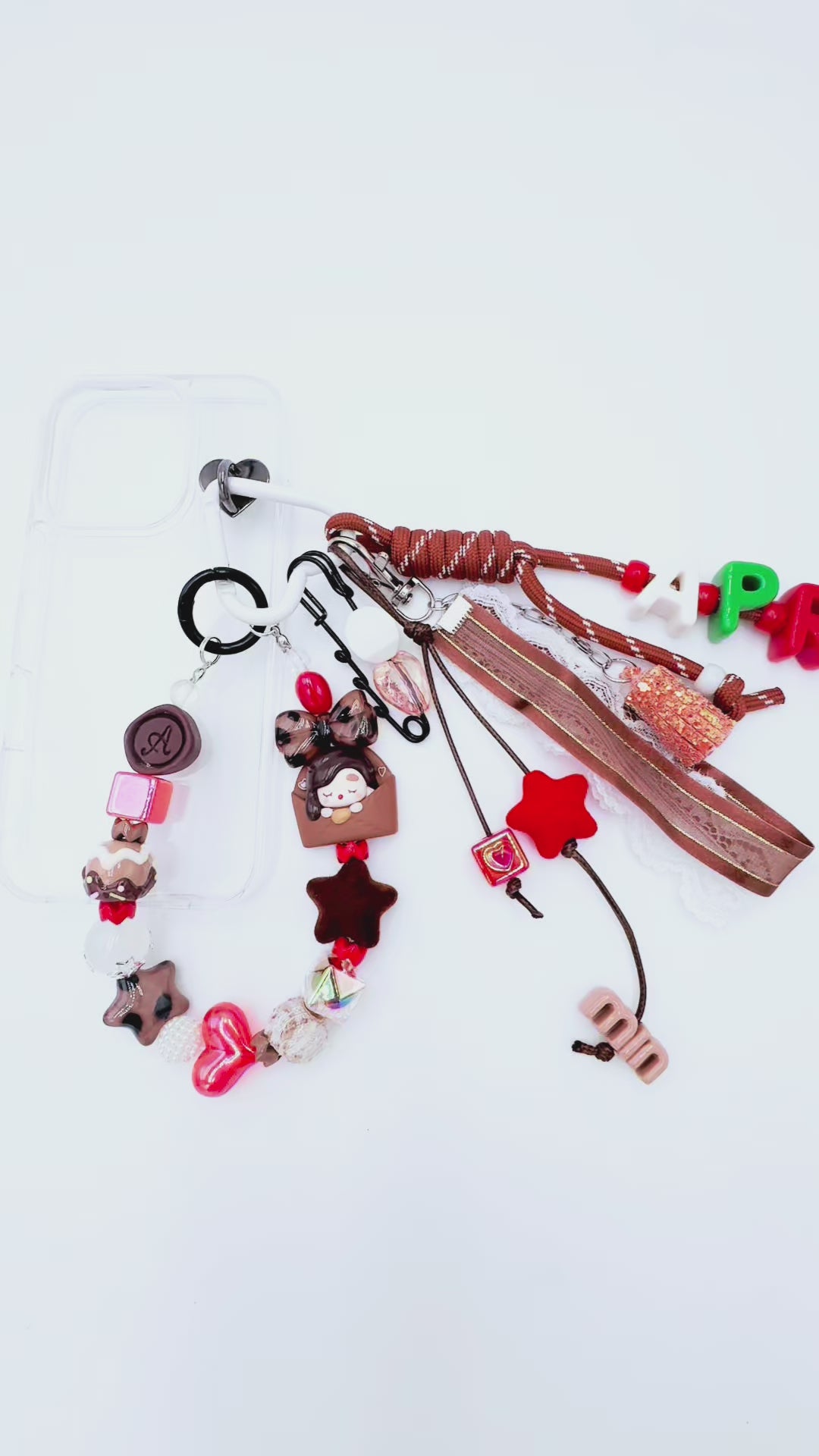 Handmade Authentic POP MART mini figure phone charms